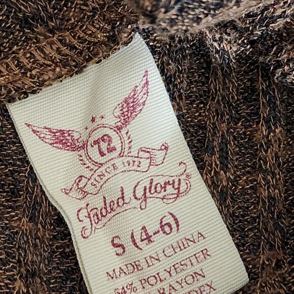 Brown Turtleneck Sweater Blouse - Picture 3 of 4